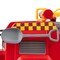 12V Ride on Fire Truck Powered Car with Water Gun and Interphone-Red
